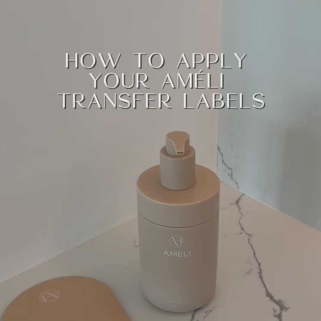 Step by step video showing label application.
